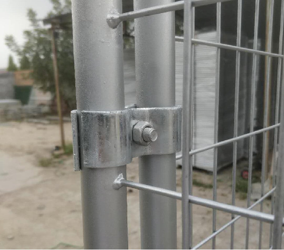 High Quality Large Galvanized Outdoor Dog Kennel/Metal Dog Run Cage-2