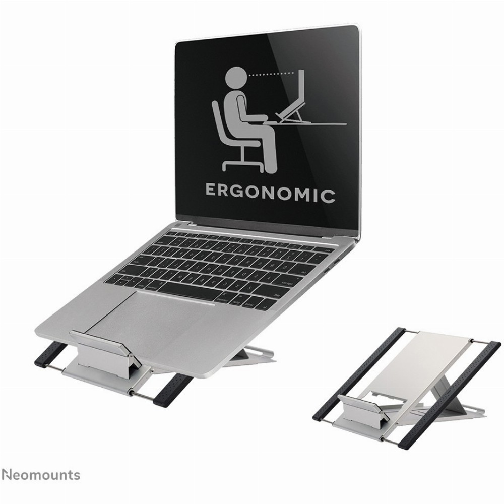 Neomounts NSLS100 laptop állvány Notebook-tartó kar Ezüst 55,9 cm (22") (NSLS100)-0