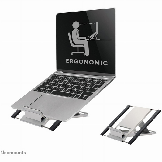 Neomounts NSLS100 laptop állvány Notebook-tartó kar Ezüst 55,9 cm (22") (NSLS100)-0