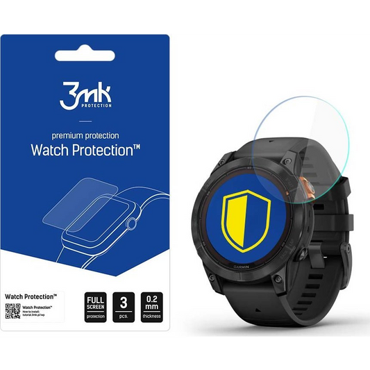 3mk Óra kijelző védőfólia FlexibleGlass hibrid üvegfólia 7H Garmin Fenix 7 Pro Solar ( )-0