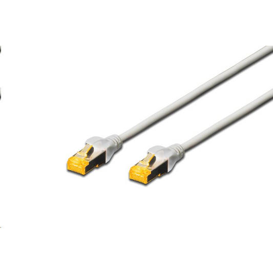 Digitus DK-1644-A-005 S-FTP patch kábel CAT6A 0.5m szürke (DK-1644-A-005)-0