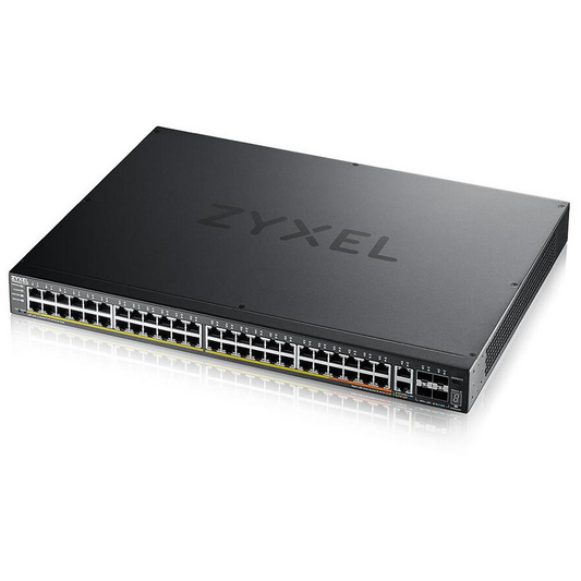 Zyxel XGS2220-54HP Vezérelt L3 Gigabit Ethernet (10/100/1000) Ethernet-áramellátás (PoE) támogatása (XGS2220-54HP-EU0101F)-0