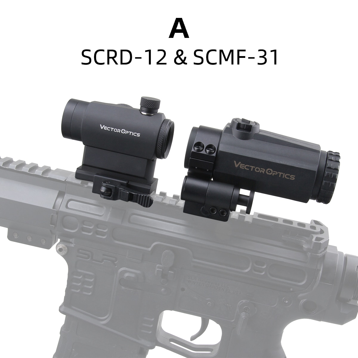 Vector Optics Maverick Gen3 1x22 Rubber Cover Red Dot Sight Scope Airsoft-5