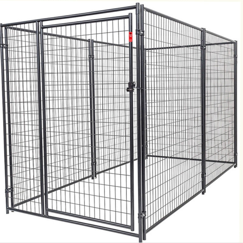 High Quality Large Galvanized Outdoor Dog Kennel/Metal Dog Run Cage-0